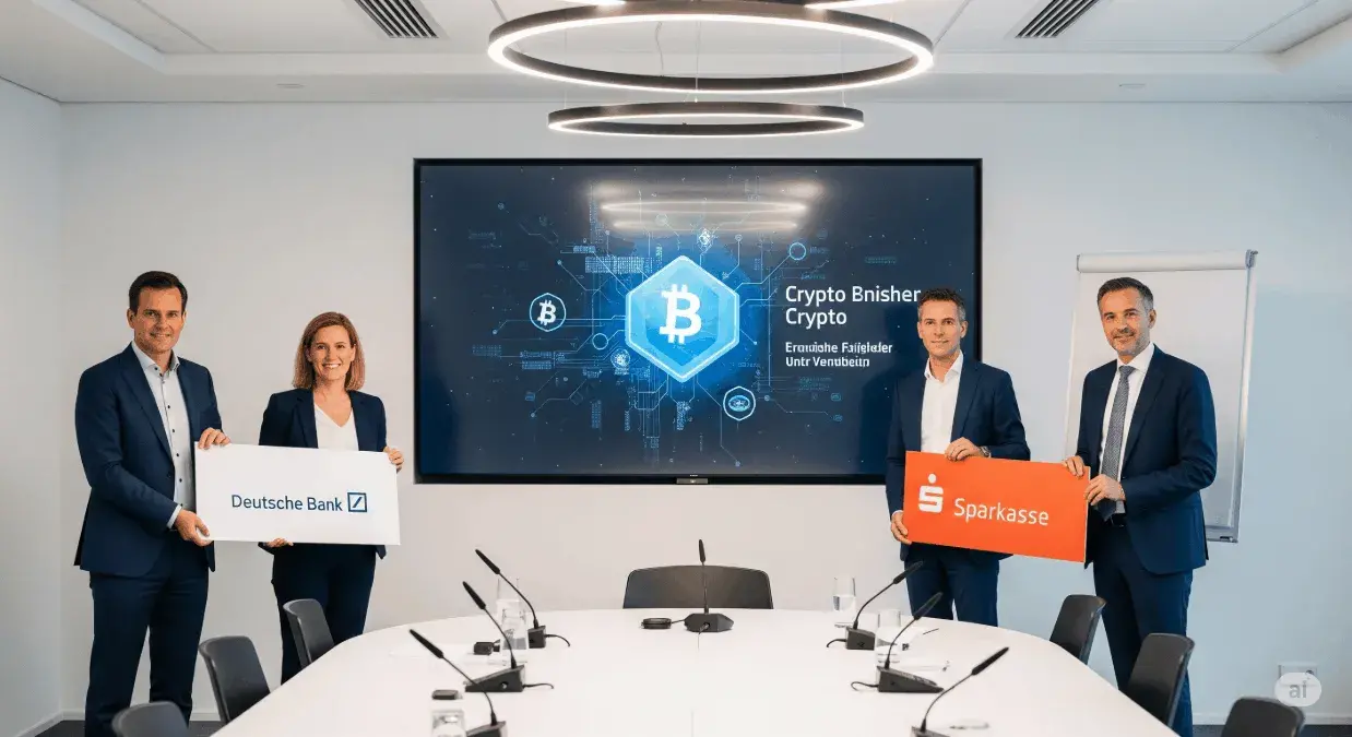 Deutsche Bank and Sparkasse announce crypto entry in 2026